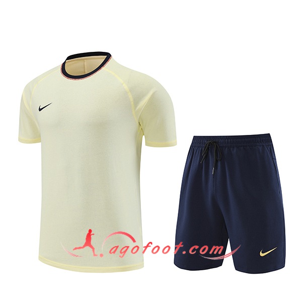Ensemble Training T-Shirts + Shorts Nike Beige 2024/2025