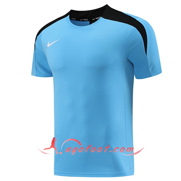 Training T-Shirts Nike Bleu/Noir 2024/2025