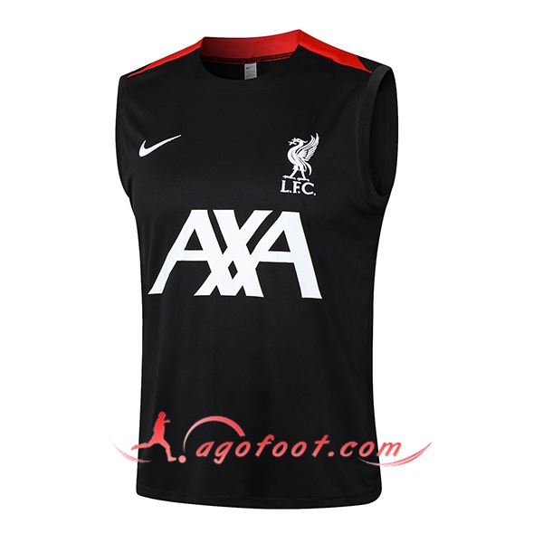 Training Debardeur FC Liverpool Noir/Rouge 2024/2025