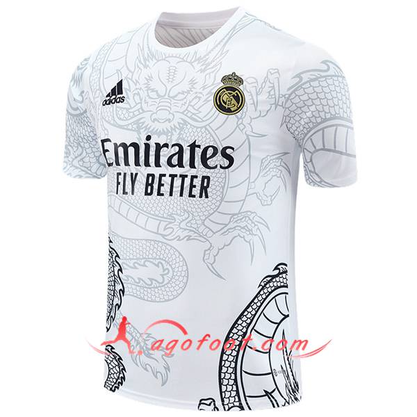 Training T-Shirts Real Madrid Blanc/Noir 2024/2025