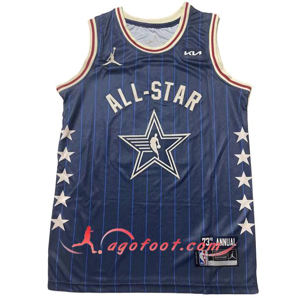 Maillot American All-Star (LILLARD #0) 2024/25 Bleu/Blanc -02