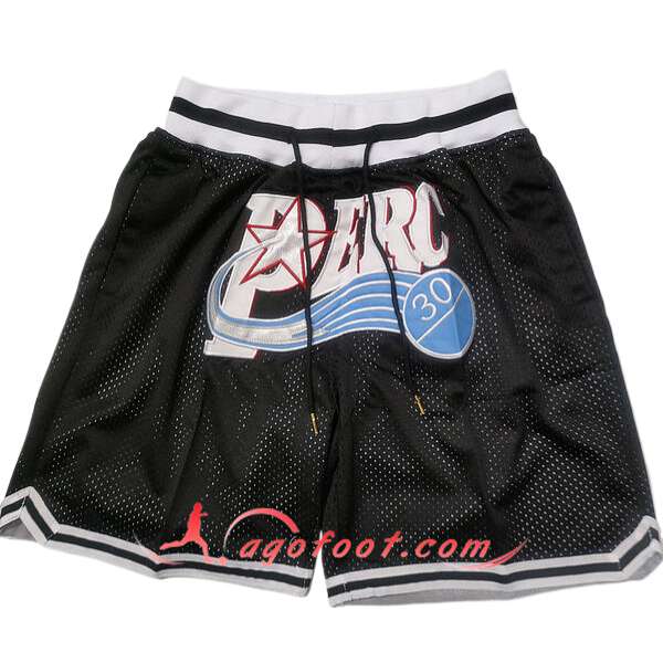 Shorts NBA Philadelphia 76ers 2024/25 Noir