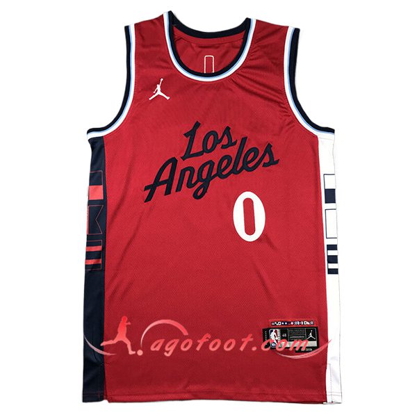 Maillot Los Angeles Clippers (WESTBROOK #0) 2024/25 Rouge/Blanc/Noir