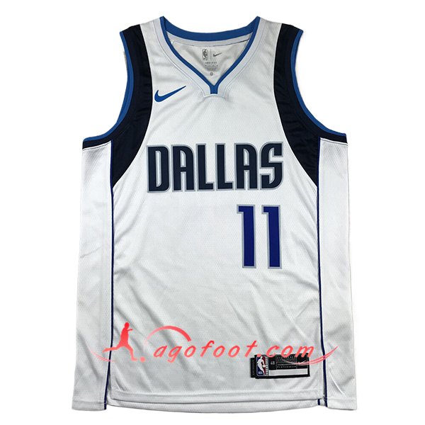 Maillot Dallas Mavericks (IRVING #11) 2024/25 Blanc/Noir/Bleu