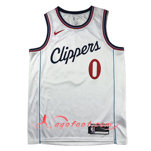 Maillot Los Angeles Clippers (WESTBROOK #0) 2024/25 Blanc