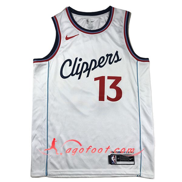 Maillot Los Angeles Clippers (GEORGE #13) 2024/25 Blanc