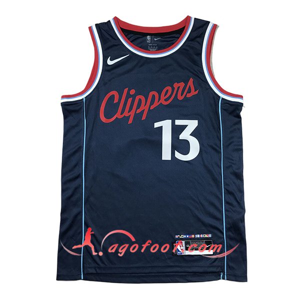 Maillot Los Angeles Clippers (GEORGE #13) 2024/25 Bleu Foncé