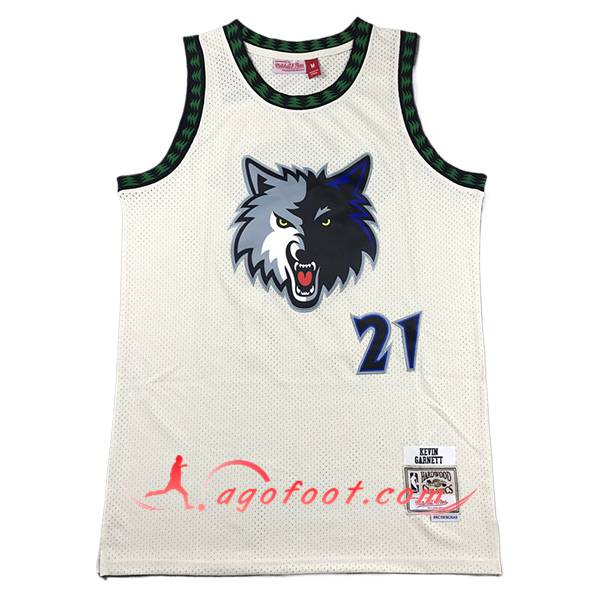 Maillot Minnesota Timberwolves (GARNETT #21) 2024/25 Blanc