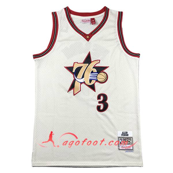 Maillot Philadelphia 76ers (IVERSON #3) 2024/25 Blanc