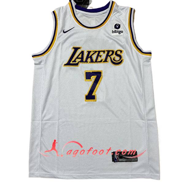 Maillot Los Angeles Lakers (ANTHONY #7) 2024/25 Blanc/Noir