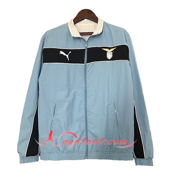 Coupe-Vent SS Lazio Bleu/Noir 2024/2025