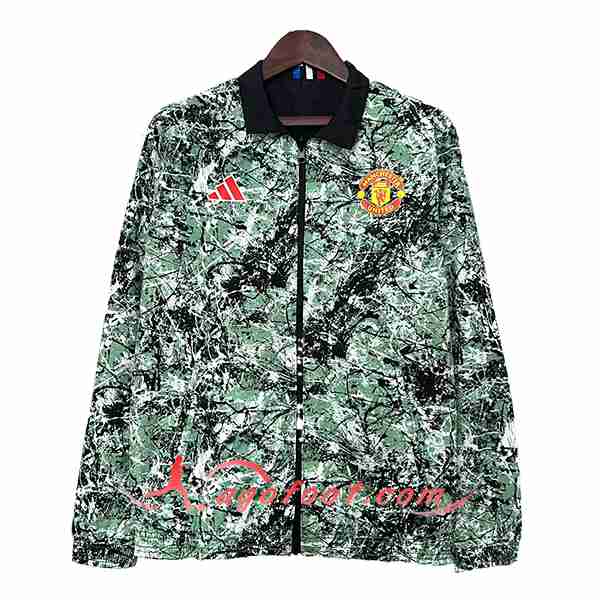 Coupe-Vent Manchester United Vert/Noir 2024/2025