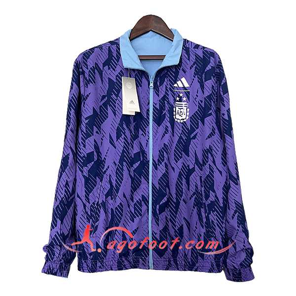 Coupe-Vent Argentin Pourpre/Noir 2024/2025