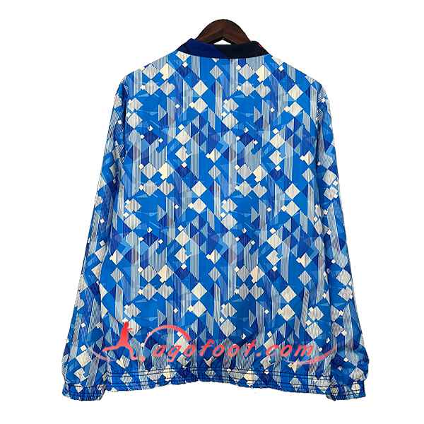 Coupe-Vent Angleterre Bleu/Blanc 2024/2025