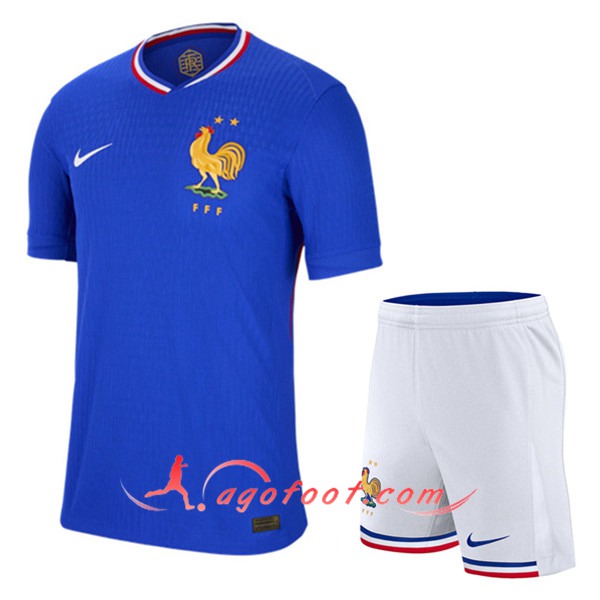 Ensemble Maillot France Domicile + Short UEFA Euro 2024