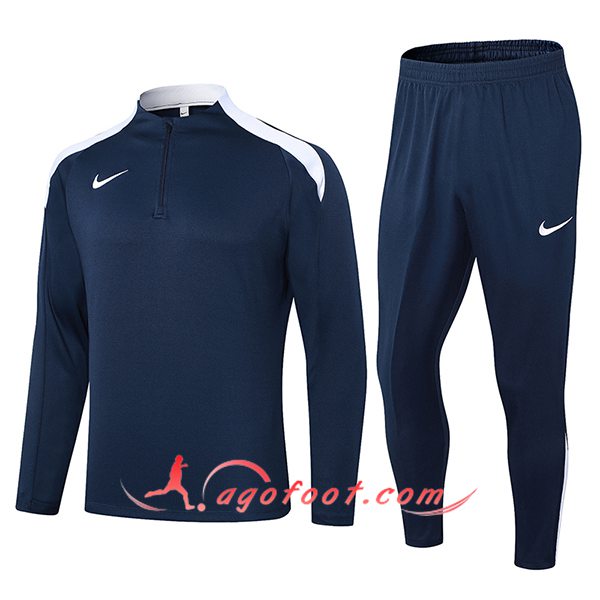 Ensemble Survetement de Foot Nike Bleu Foncé 2024/2025