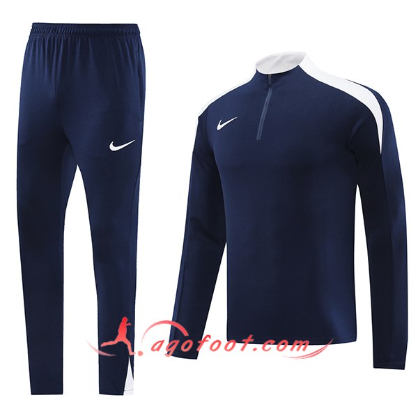 Ensemble Survetement de Foot Nike Bleu Foncé 2024/2025