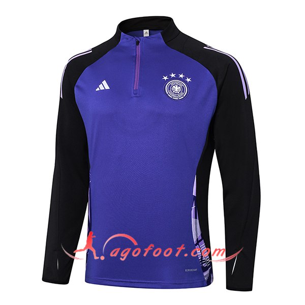 Sweatshirt Training Allemagne Pourpre/Noir 2024/2025