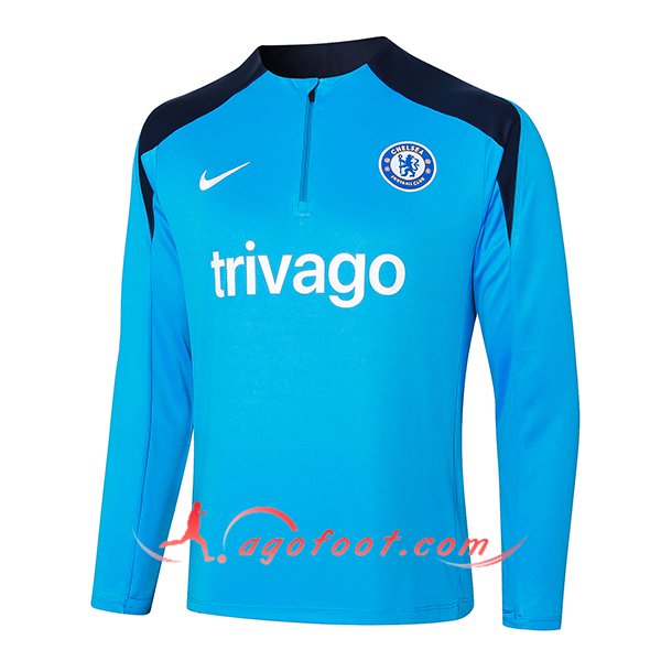 Sweatshirt Training FC Chelsea Bleu 2024/2025