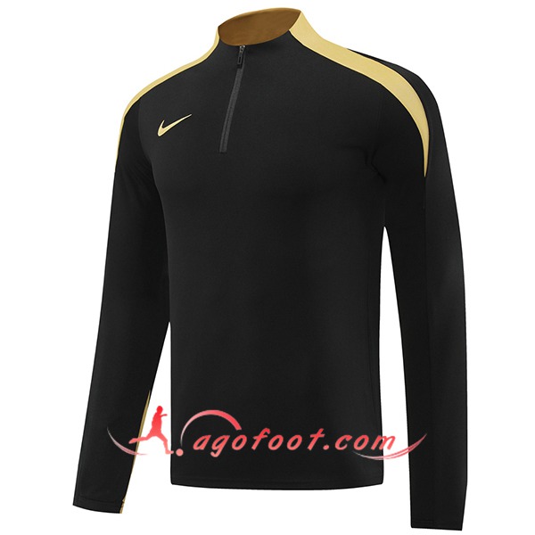 Sweatshirt Training Nike Noir/Jaune 2024/2025 -02