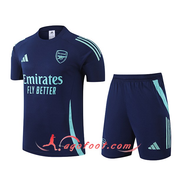 Ensemble Training T-Shirts Arsenal Bleu 2024/2025