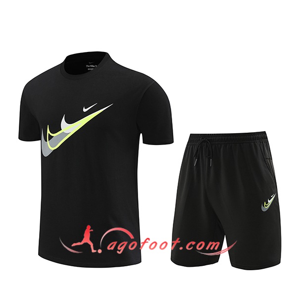 Ensemble Training T-Shirts Nike Noir/Jaune 2024/2025