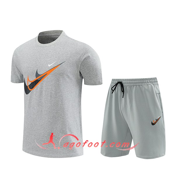 Ensemble Training T-Shirts Nike Gris 2024/2025