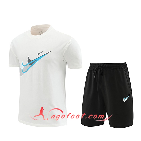 Ensemble Training T-Shirts Nike Blanc 2024/2025