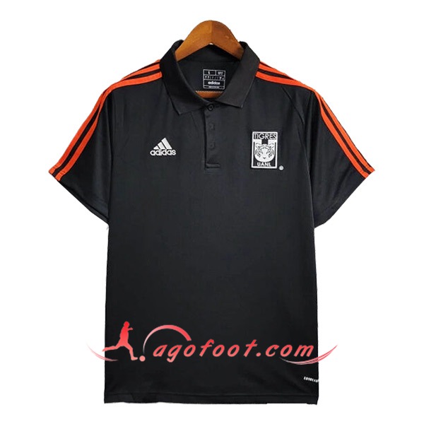 Polo Foot Tigres UANL Noir/Orange 2024/2025