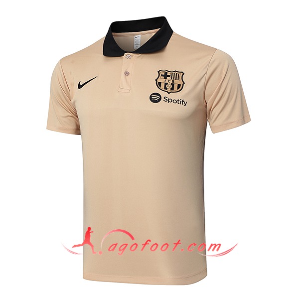 Polo Foot FC Barcelone Jaune/Noir 2024/2025