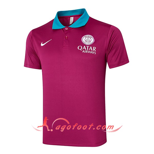 Polo Foot PSG Pourpre 2024/2025