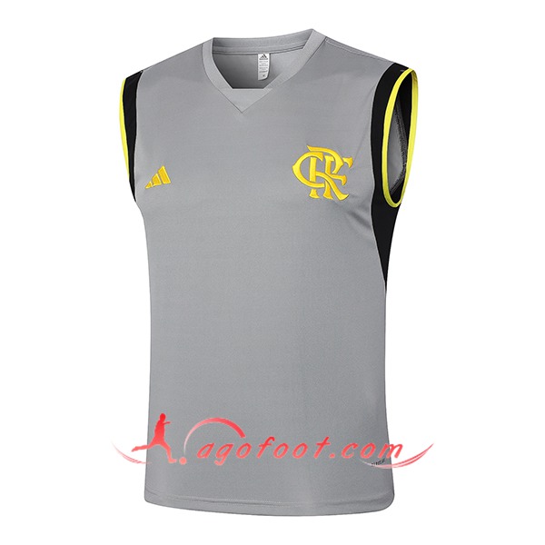 Training Debardeur Flamengo Gris/Noir/Jaune 2024/2025