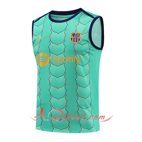 Training Debardeur FC Barcelone Vert 2024/2025