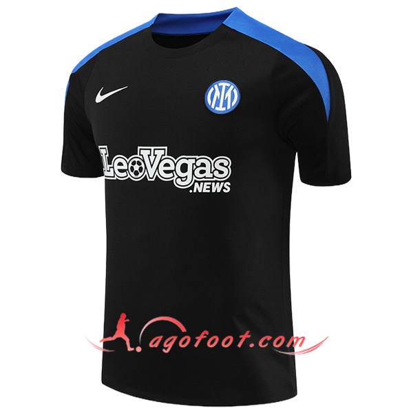 Training T-Shirts Inter Milan Noir/Bleu 2024/2025