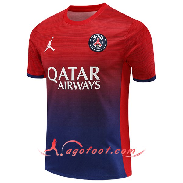 Training T-Shirts PSG Rouge/Bleu 2024/2025