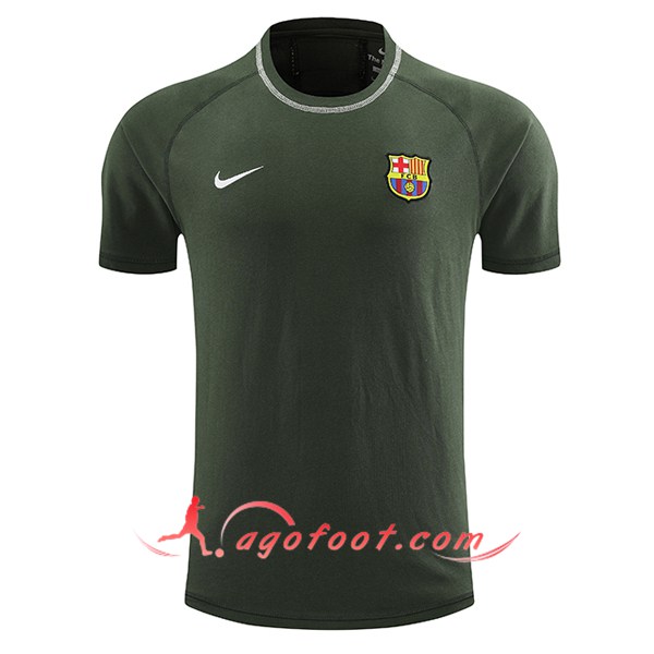 Training T-Shirts FC Barcelone Vert 2024/2025 -02