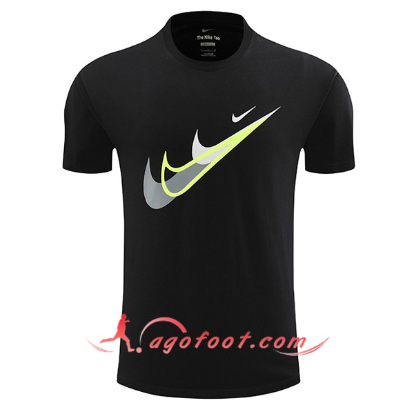 Training T-Shirts Nike Noir/Jaune 2024/2025 -02