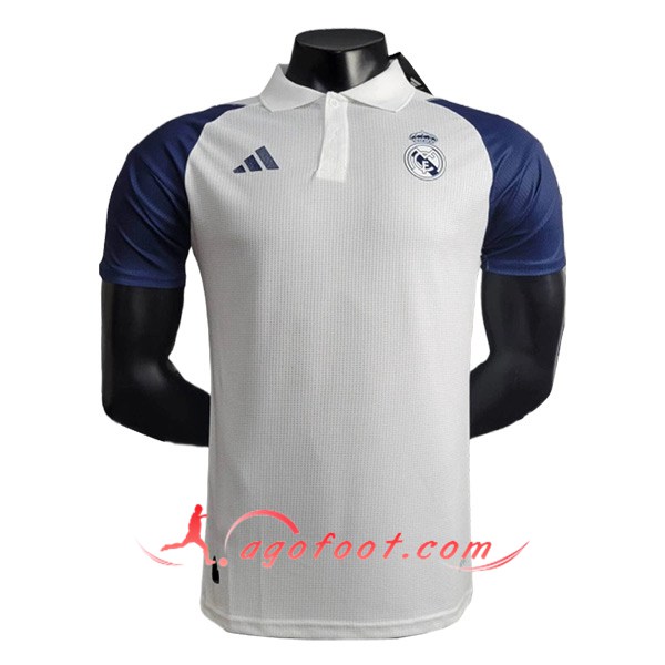 Training T-Shirts Real Madrid Blanc/Bleu 2024/2025