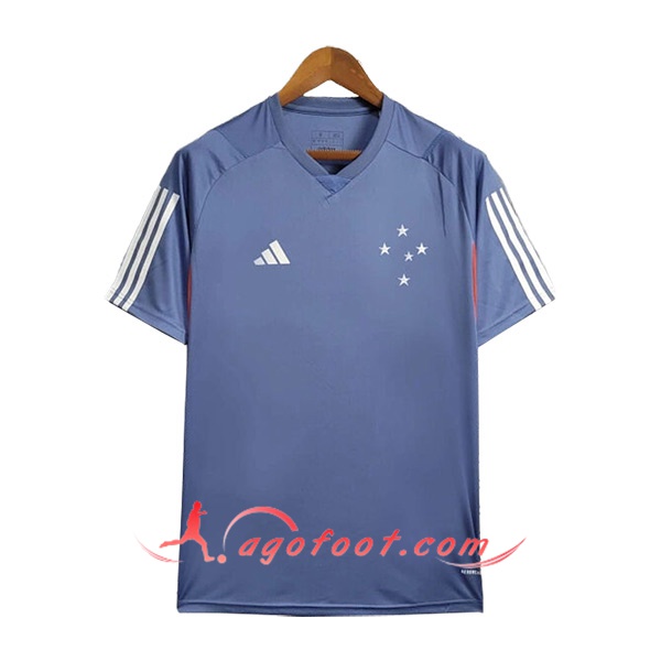 Training T-Shirts Cruzeiro Bleu/Rouge 2024/2025