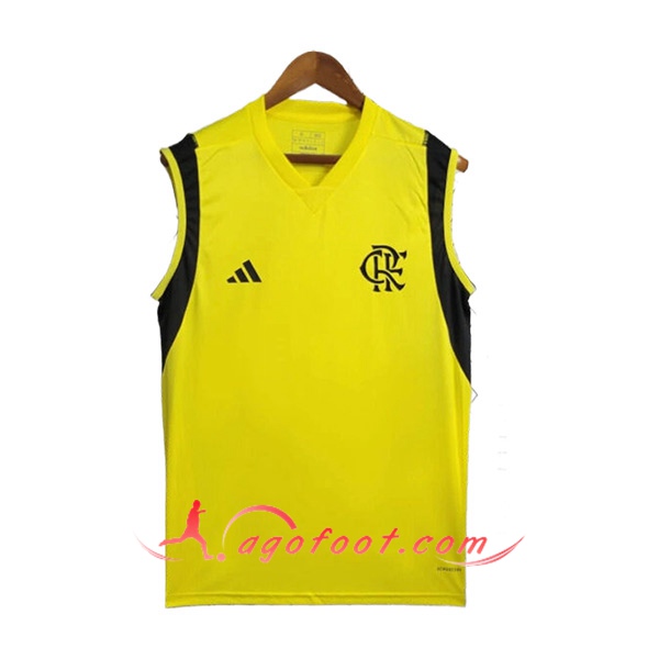 Training Debardeur Flamengo Jaune/Noir 2024/2025