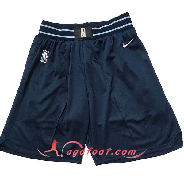 Shorts NBA Los Angeles Clippers 2024/25 Bleu Foncé -04