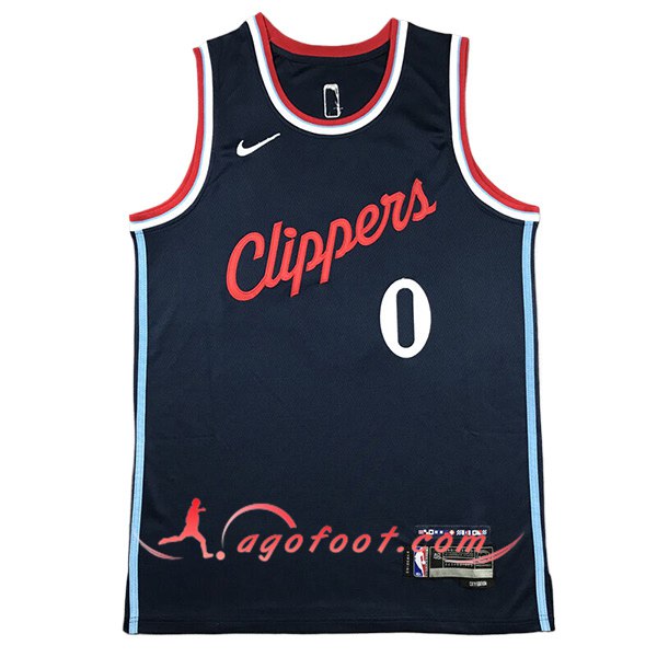 Maillot Los Angeles Clippers (WESTBROOK #0) 2024/25 Bleu Foncé -02