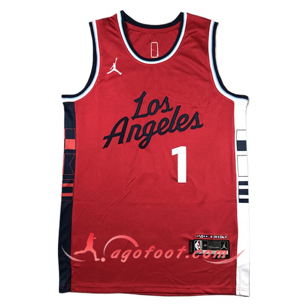 Maillot Los Angeles Clippers (HARDEN #1) 2024/25 Rouge/Blanc/Noir
