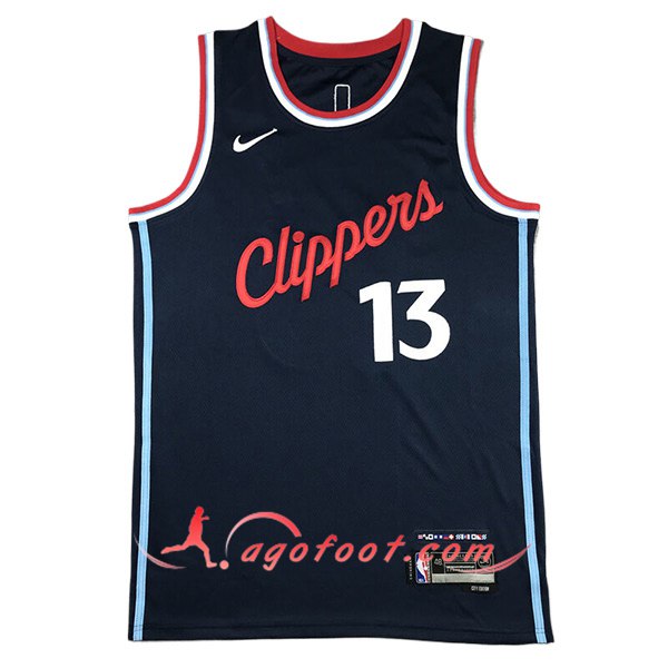 Maillot Los Angeles Clippers (GEORGE #13) 2024/25 Bleu Foncé -02