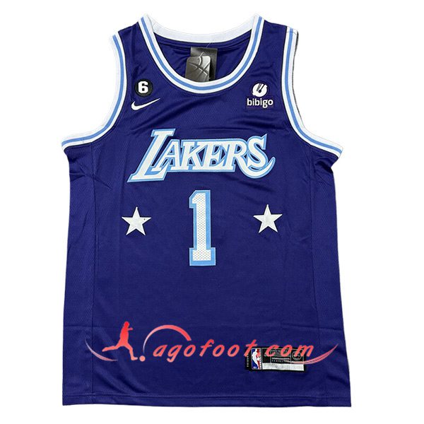 Maillot Los Angeles Lakers (RUSSELL #1) 2024/25 Bleu/Blanc