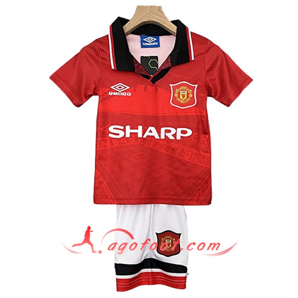 Maillot de Foot Manchester United Retro Enfant Domicile 1994/1996