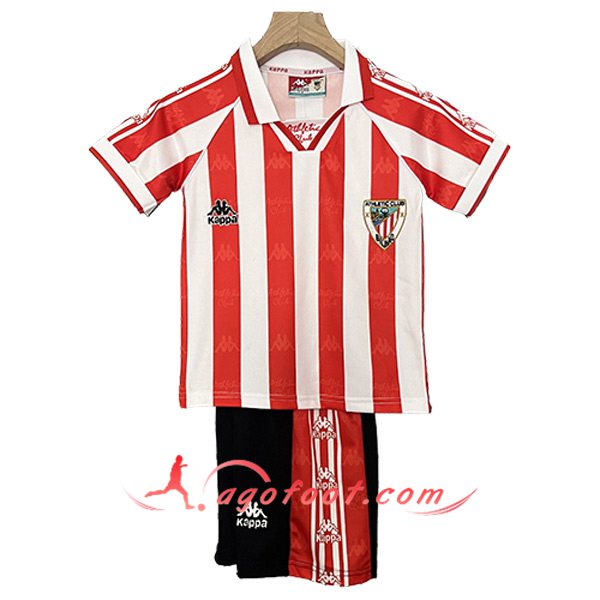 Maillot de Foot Athletic Bilbao Retro Enfant Domicile 1995/1997