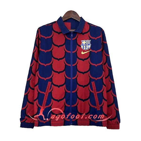 Coupe-Vent FC Barcelone Bleu/Rouge 2024/2025