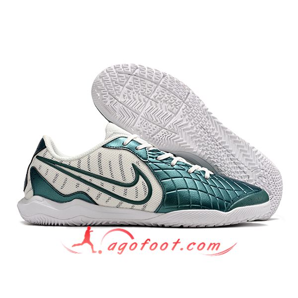 Nike Chaussures de Foot Legend 10 Academy IC Beige/Vert