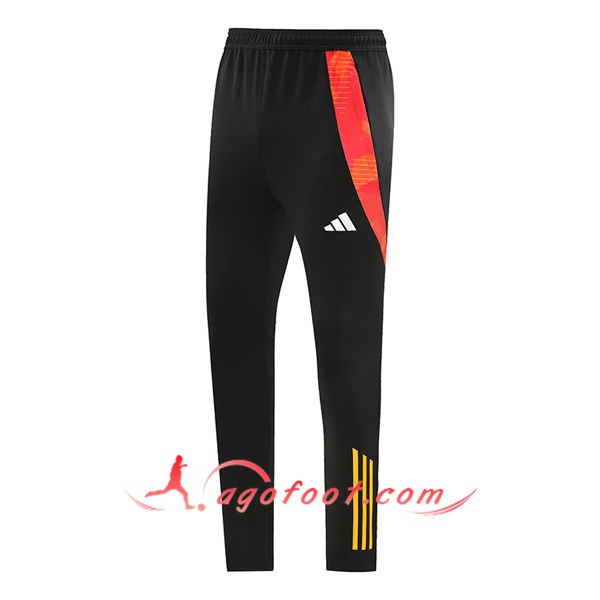 Pantalon Foot Adidas Noir/Rouge/Orange 2024/2025